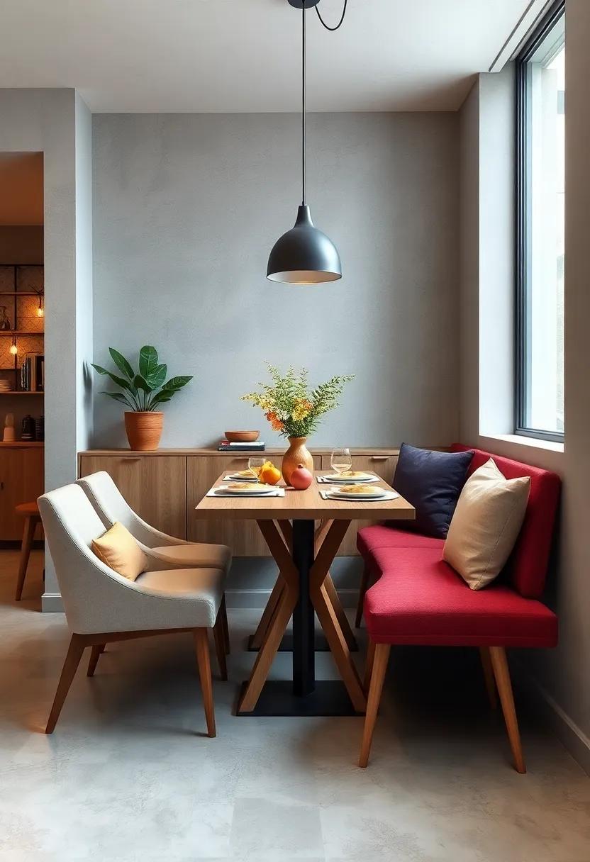 The MetroSlim Wall Table mounts neatly on any wall, folding down for meals and folding up to free ⁣space