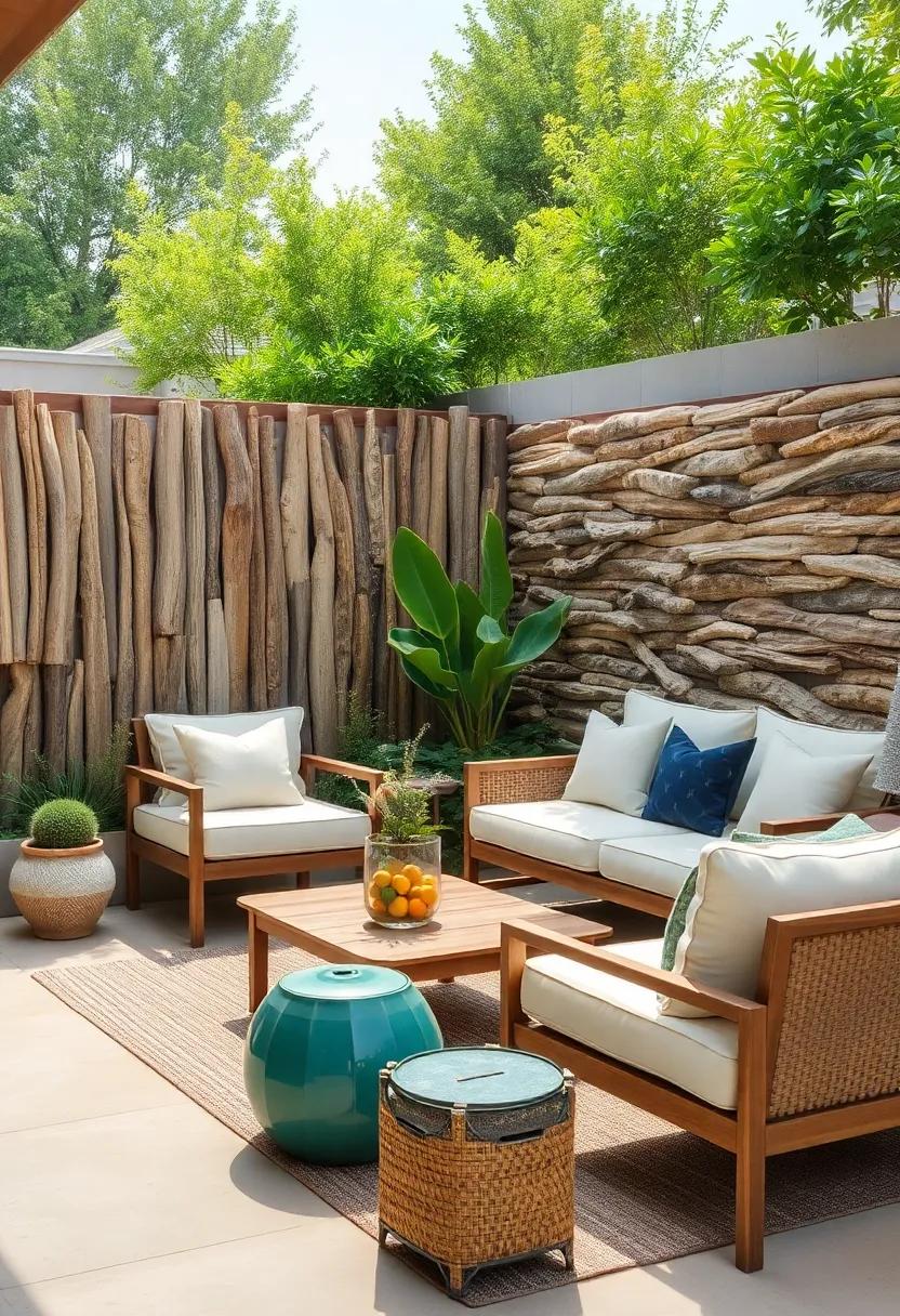 Driftwood Fence Panels: Artistic panels made from driftwood add a coastal, weathered charm that blends into‌ natural landscapes