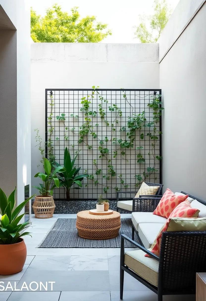 Wire Mesh Fencing with Vines: Minimalist wire ⁤mesh doubles as a trellis, encouraging greenery to grow and form natural enclosures