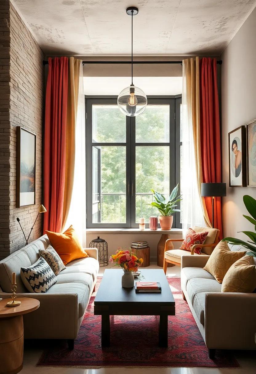 Layer curtains or drapes that complement your color scheme and add softness to the nook