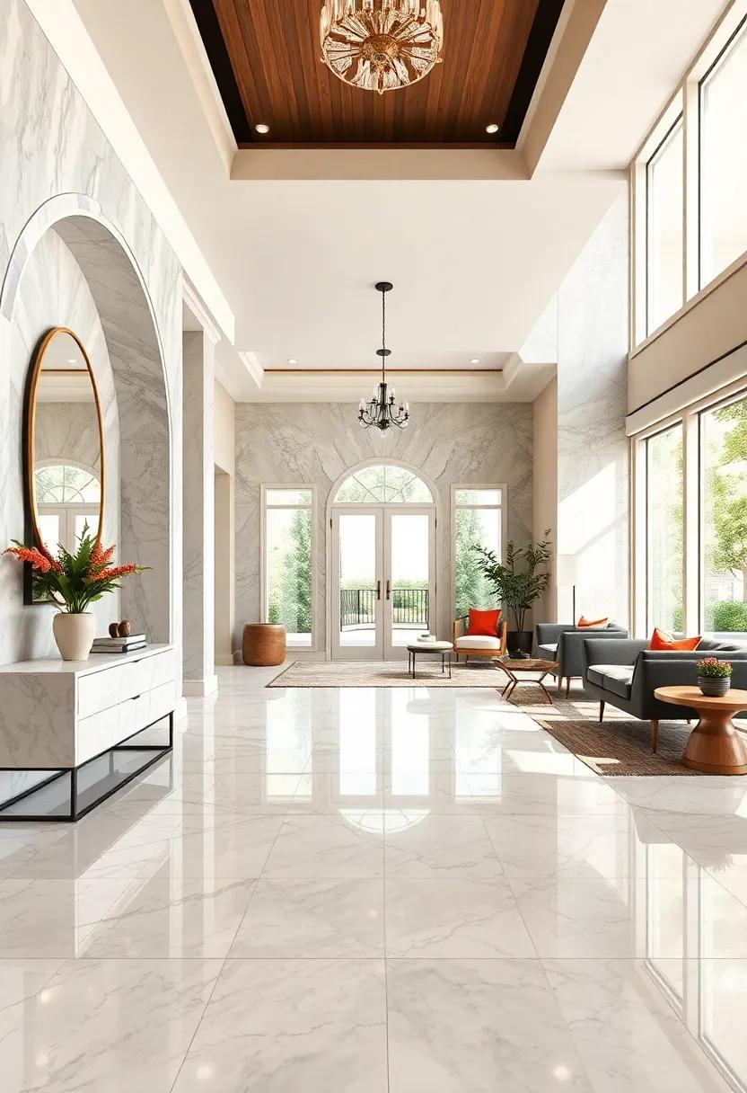 Large⁢ Format Calacatta Marble Slabs to Create​ a Seamless Look