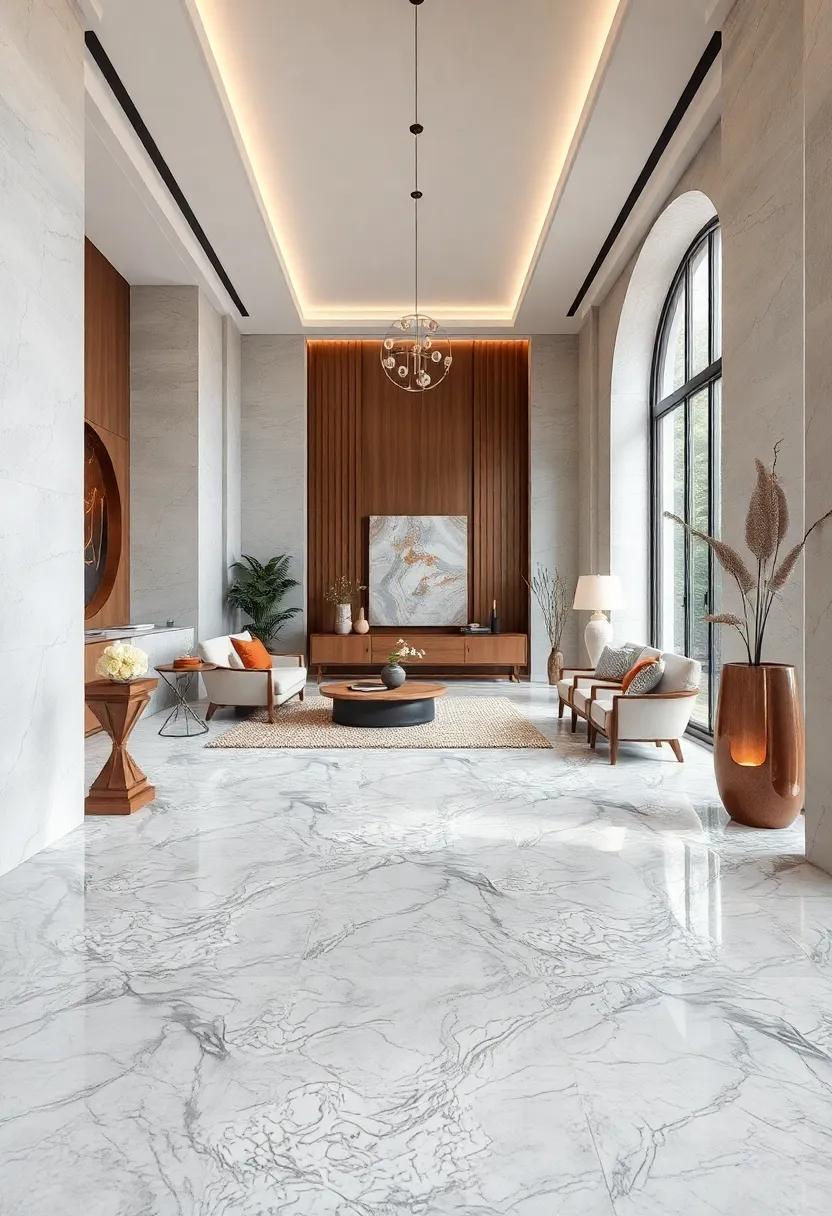 Soft Grey Marble ⁣with Fluid Veins‍ for Elegant Serenity