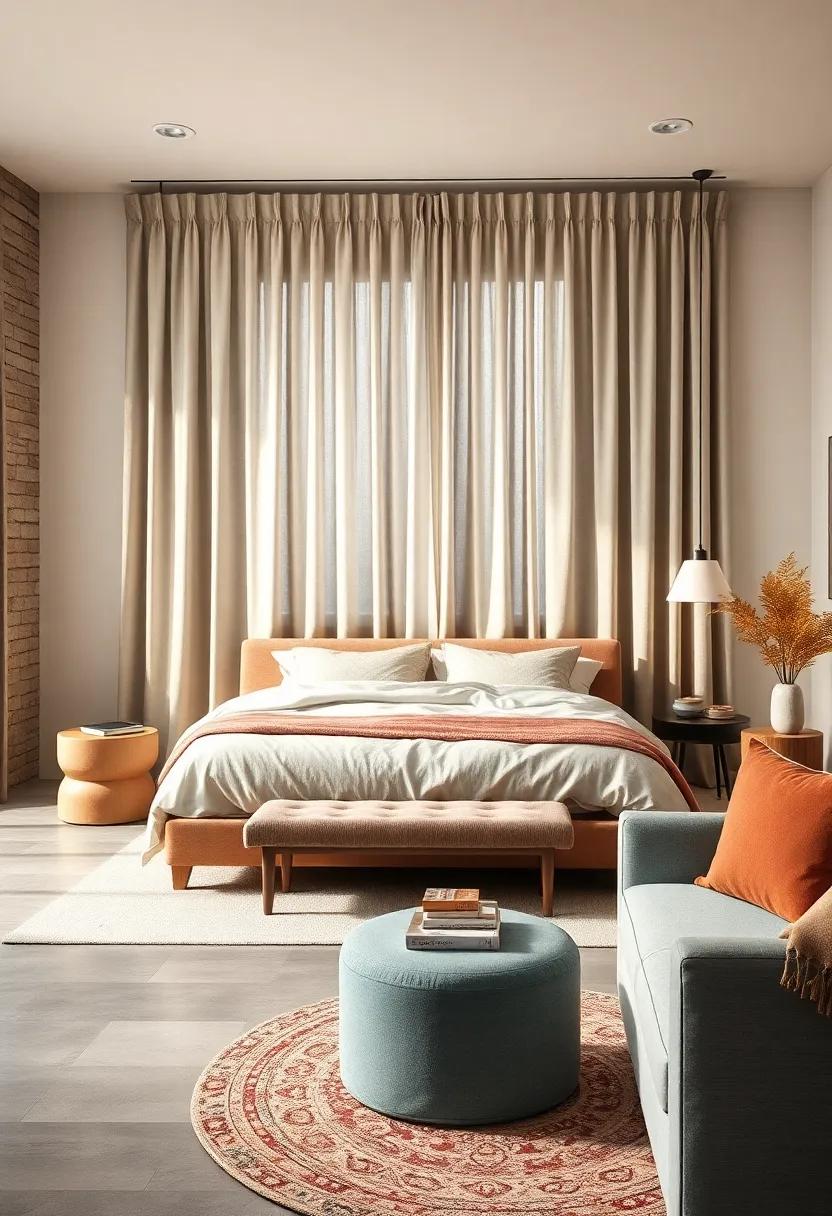 Pleated faux Linen Curtains for Easy Elegance