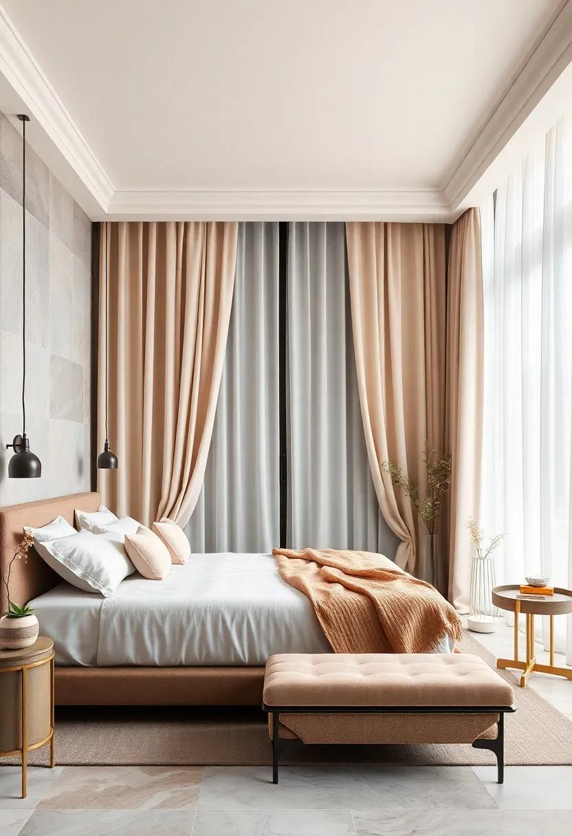 Soft Pastel Satin⁤ Curtains to Soften the Space