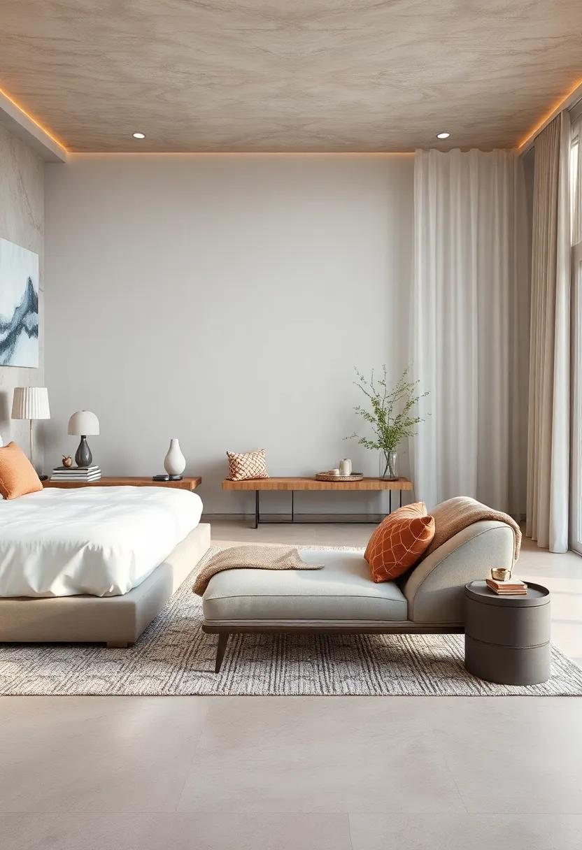 Compact Chaise in Neutral Tones for ​a Serene Look