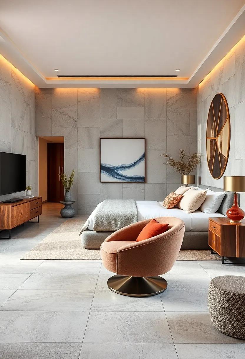 Round‍ Swivel Chair for Flexible and Stylish Comfort