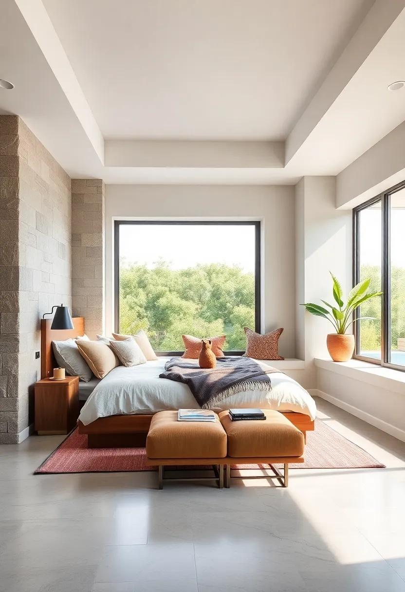 Upholstered Window Seat with Custom-Fit Cushions