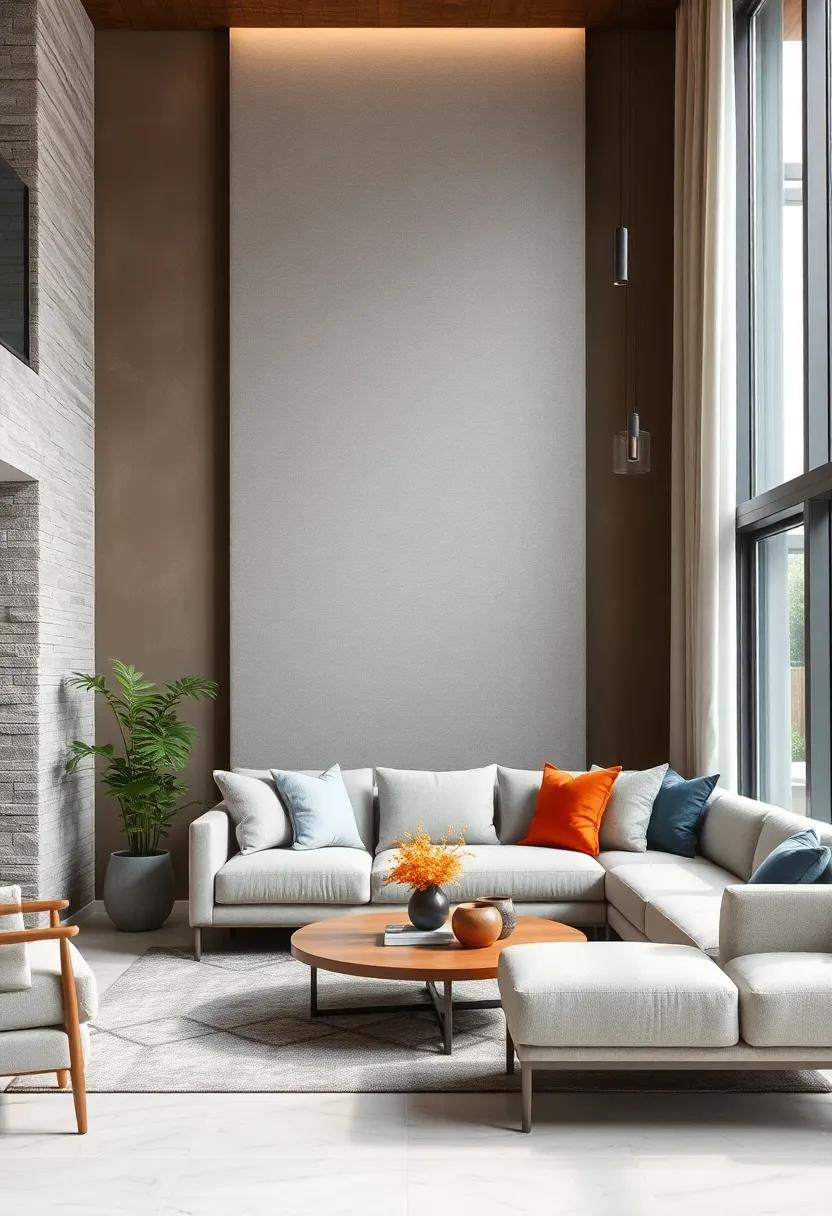 Fabric-Covered ⁤Wall​ Panel: Cover ​an accent wall with an upholstered fabric in ⁤neutral tones‌ to combine warmth and minimalism innovatively