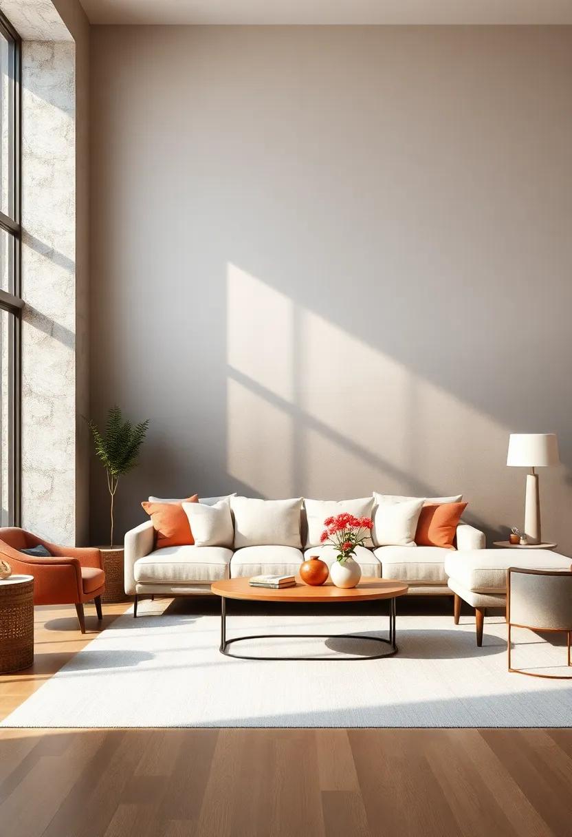 Soft Gradient Ombre:⁢ Customize a gradual ombre effect in neutral ‍tones, offering‍ gentle visual interest without overwhelming the⁣ room's calm