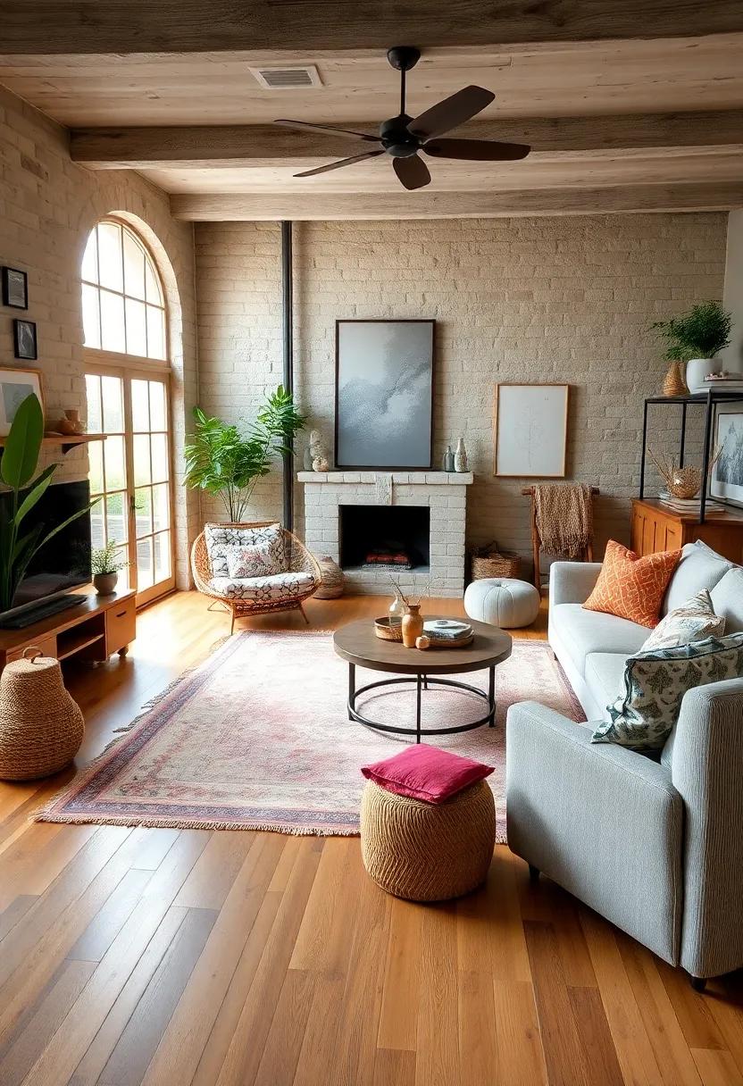 Layer Soft Rugs Over Hardwood Floors for Warmth