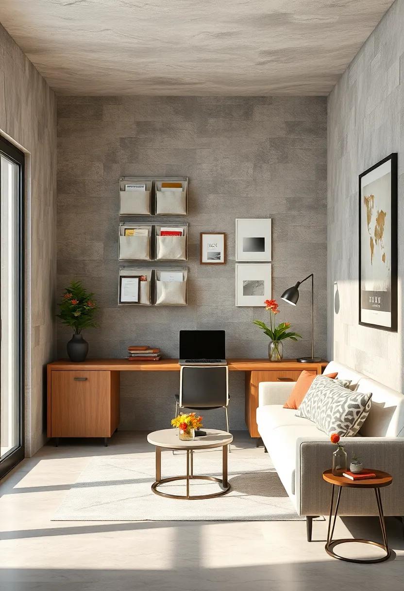 Hang multiple fabric wall ‍organizers to separate​ incoming mail, project notes, and miscellaneous papers