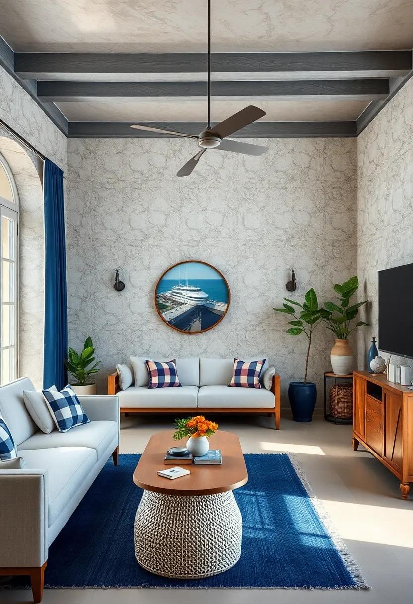 Nautical Nostalgia: Integrate navy ‌blues, white stripes, and maritime motifs for a ⁢classic seaside appeal