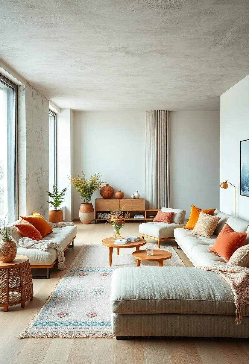 Scandinavian Serenity: Focus on functionality and warmth with light wood, cozy textiles, ⁤and uncluttered spaces