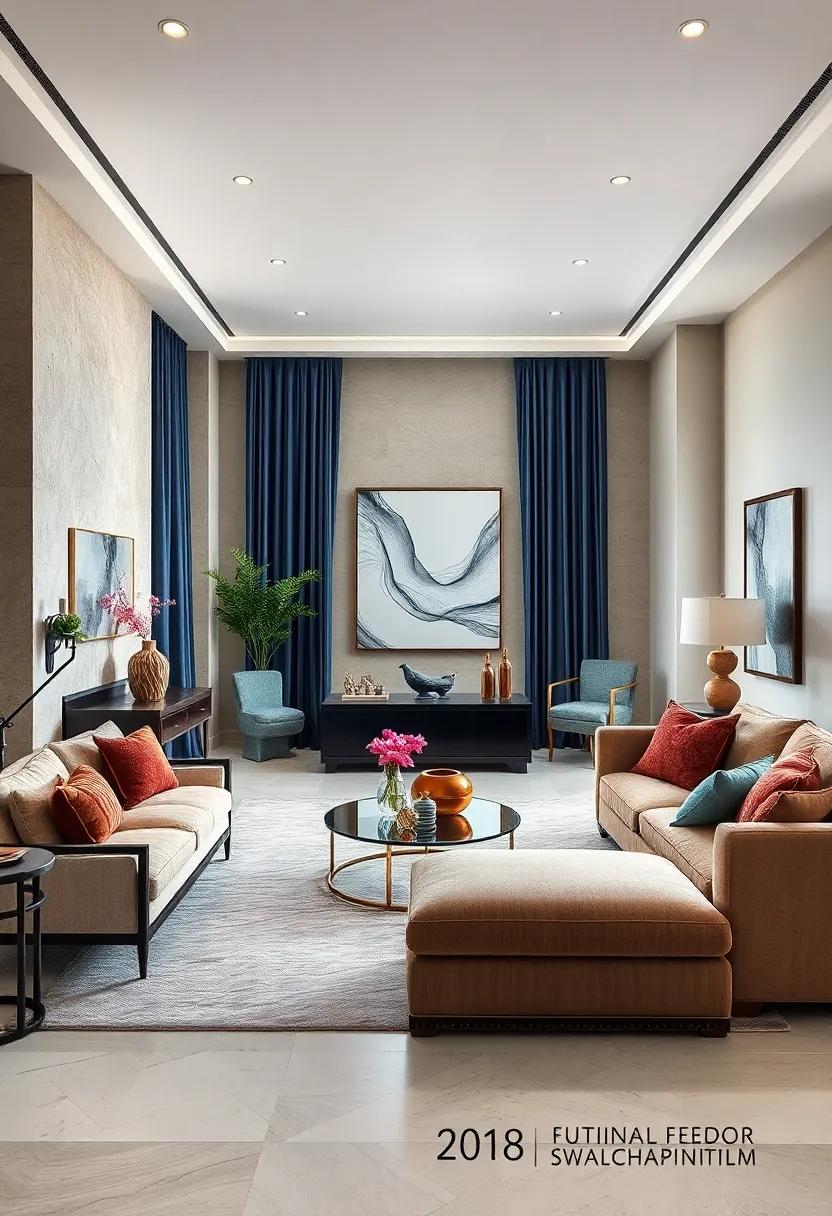 Balance bold statement pieces with minimalist surroundings to keep the focus on⁣ elegance