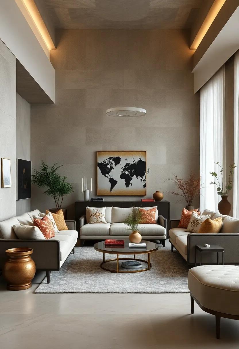 Invest in custom-made textiles and cushions embroidered with subtle patterns for added luxury