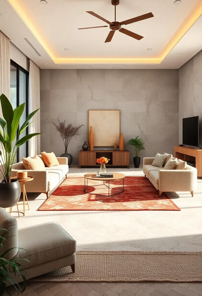 Layer rugs with ⁤different‌ textures and patterns⁤ to create depth and warmth in living ⁤areas