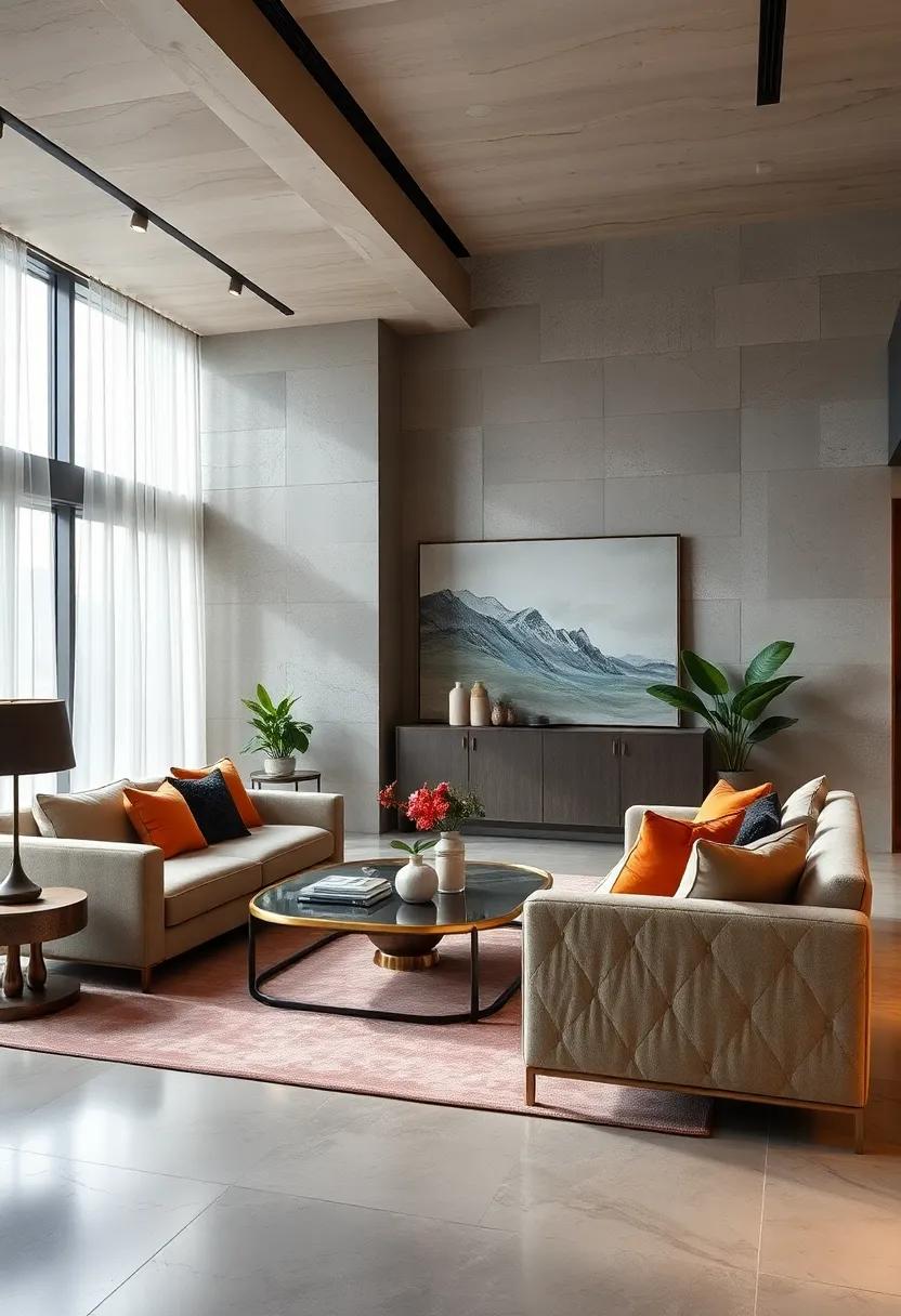 Use rich, textured fabrics like velvet‍ and silk to create an inviting yet luxurious atmosphere