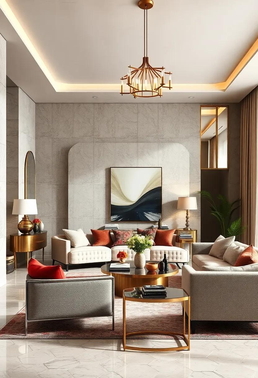 Use⁣ mirrored accents and metallic finishes to subtly enhance light and create a sense of opulence