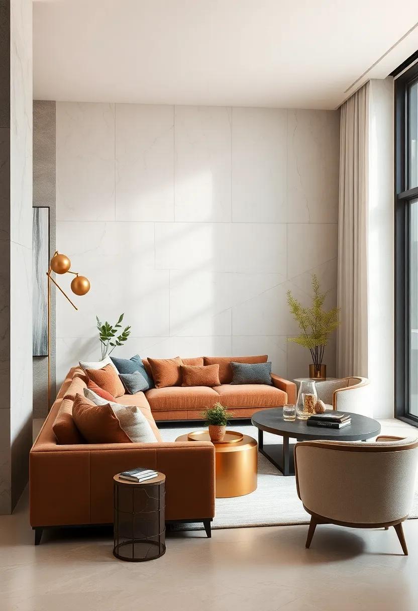 Use tasteful⁣ metallic gold or brass accents in fixtures to subtly enrich the decor palette