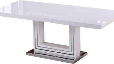 How We Loved the Best Master England Modern White Dining Table