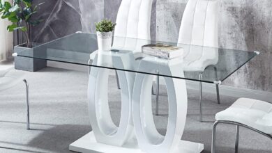 Our Experience with the SSLine 63″ Glass Dining Table for Six