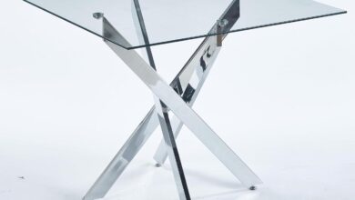 Why We Chose the HomVent 35″ Glass Dining Table for Our Space