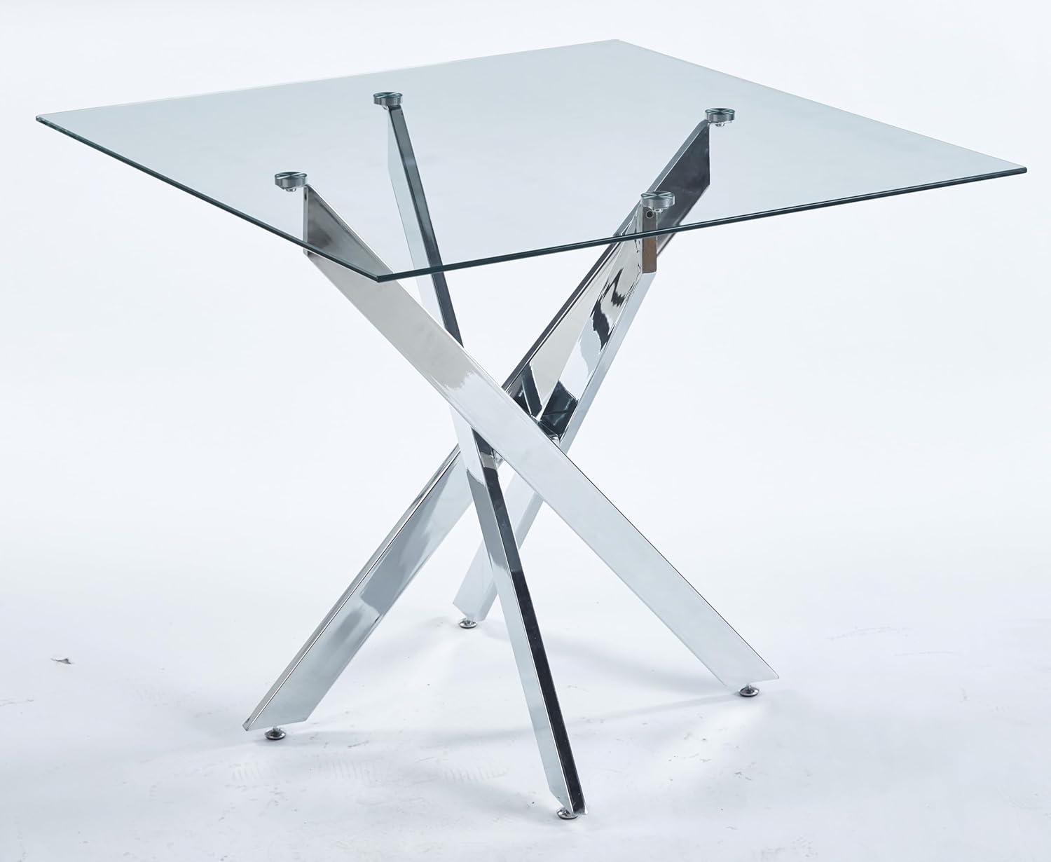 Why We Chose the HomVent 35″ Glass Dining Table for Our Space