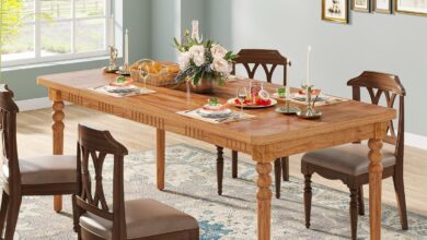 Why We Recommend the Tribesigns Farmhouse Dining Table for Us