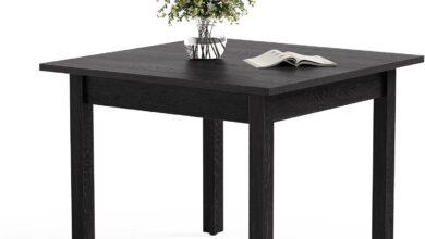 Our Honest Take on the LITTLE TREE 39″ Black Dining Table for Four