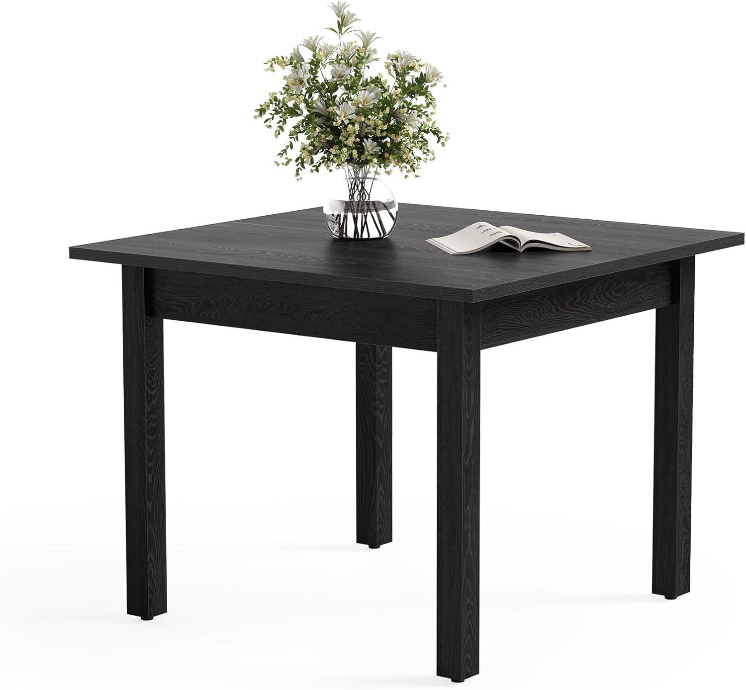 Our Honest Take on the LITTLE TREE 39″ Black Dining Table for Four
