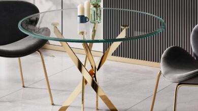 Our Take on the Sleek 36″ Glass Round Dining Table for Small Spaces