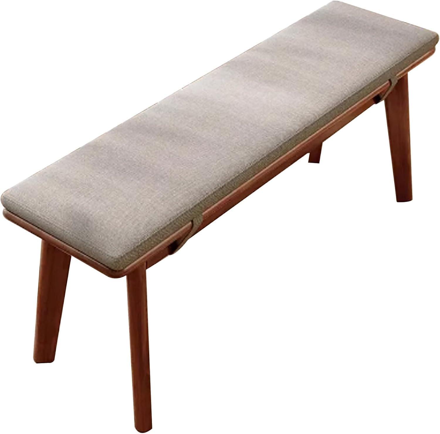 How We Loved This Cozy Farmhouse Wood Dining Bench