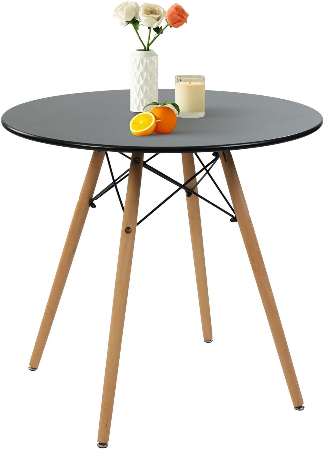 How We Loved the FurnitureR 31.5″ Round Table for Small Spaces