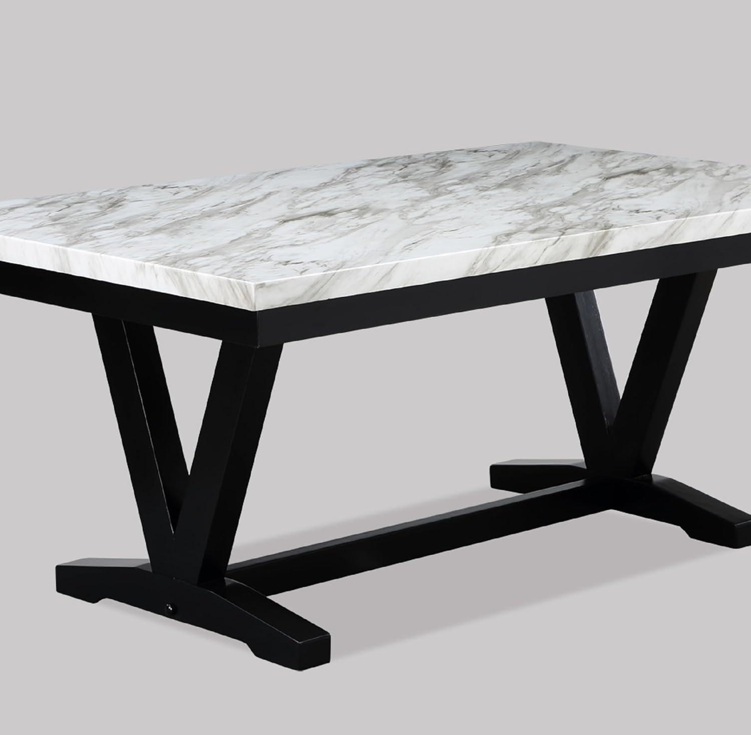 How We Transformed Our Dining Room with This Modern Marble Table