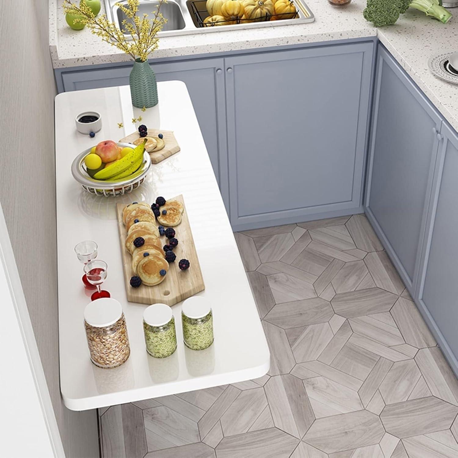 How We Transformed Small Spaces with This Fold-Down Wall Table