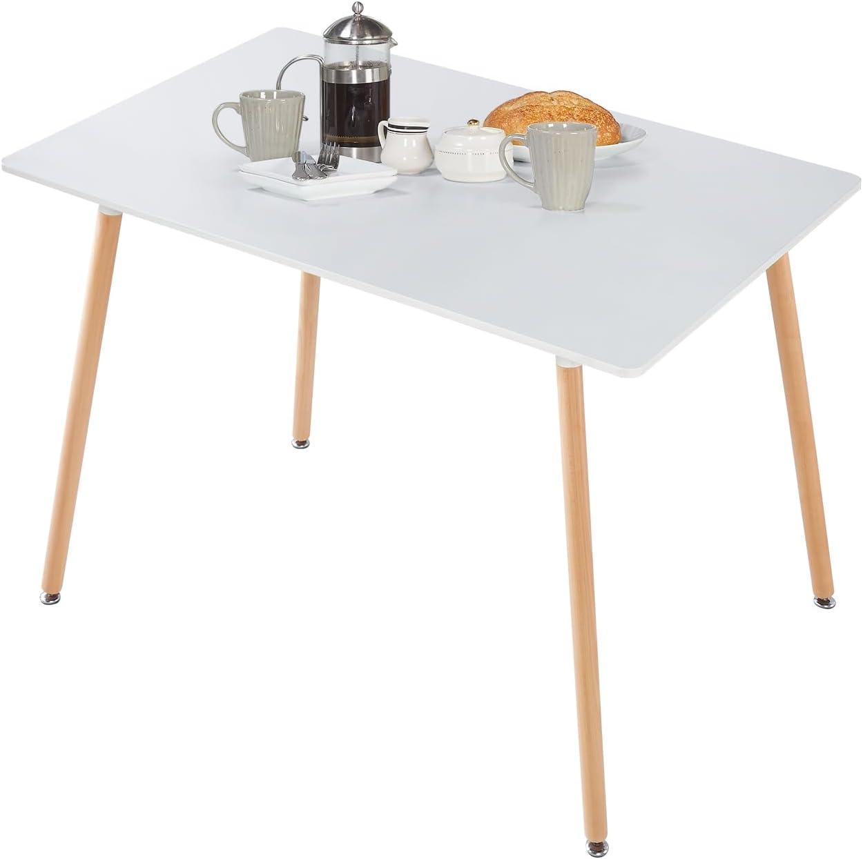 How Our Mid Century Modern Dining Table Fits Small Spaces Perfectly