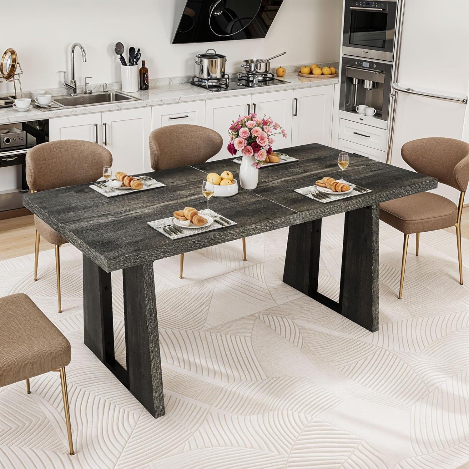 Our Honest Take on the DWVO Rustic Dining Table for Every Space