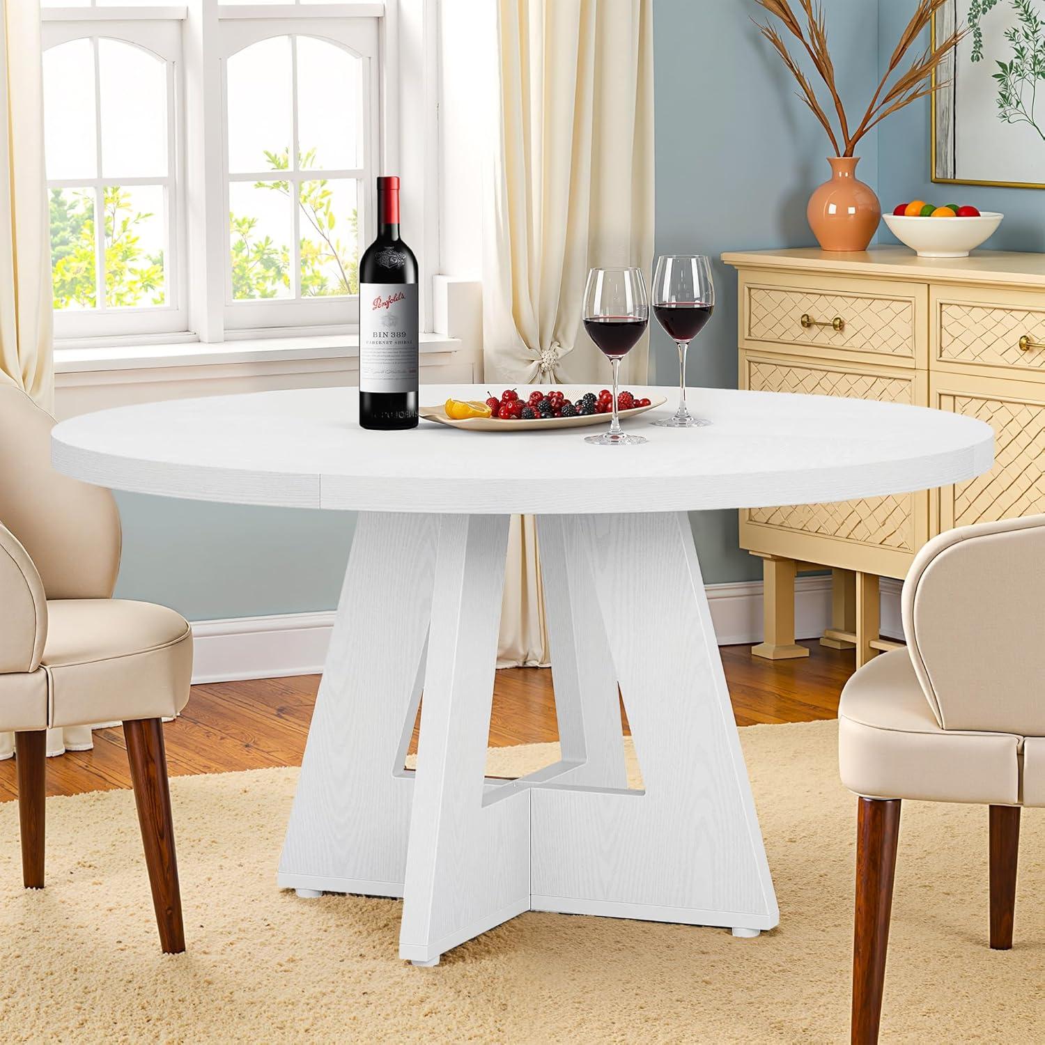 Why We Love the NicBex 47″ Farmhouse Dining Table for Four