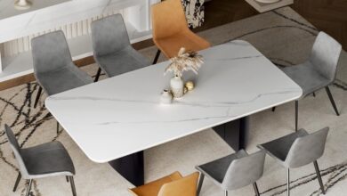 Why We Love Our Modern White Sintered Stone Dining Table