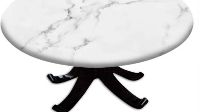 Stylish and Practical: Our Take on the Marble Round Table Cloth