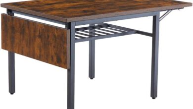 Our Take on the Folding Wooden Dining Table: Space Meets Style