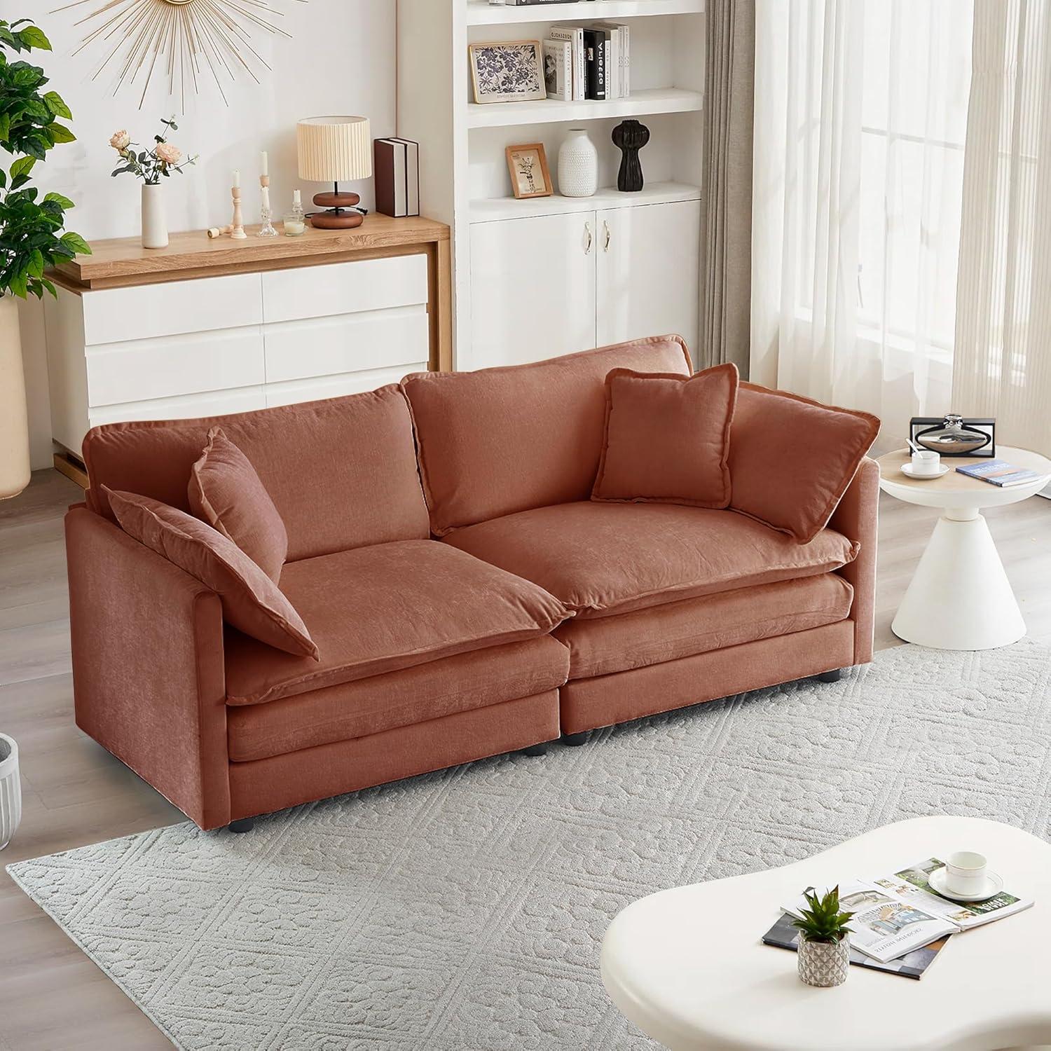 How We Styled and Tested the mikibama Luxury Loveseat Sofa