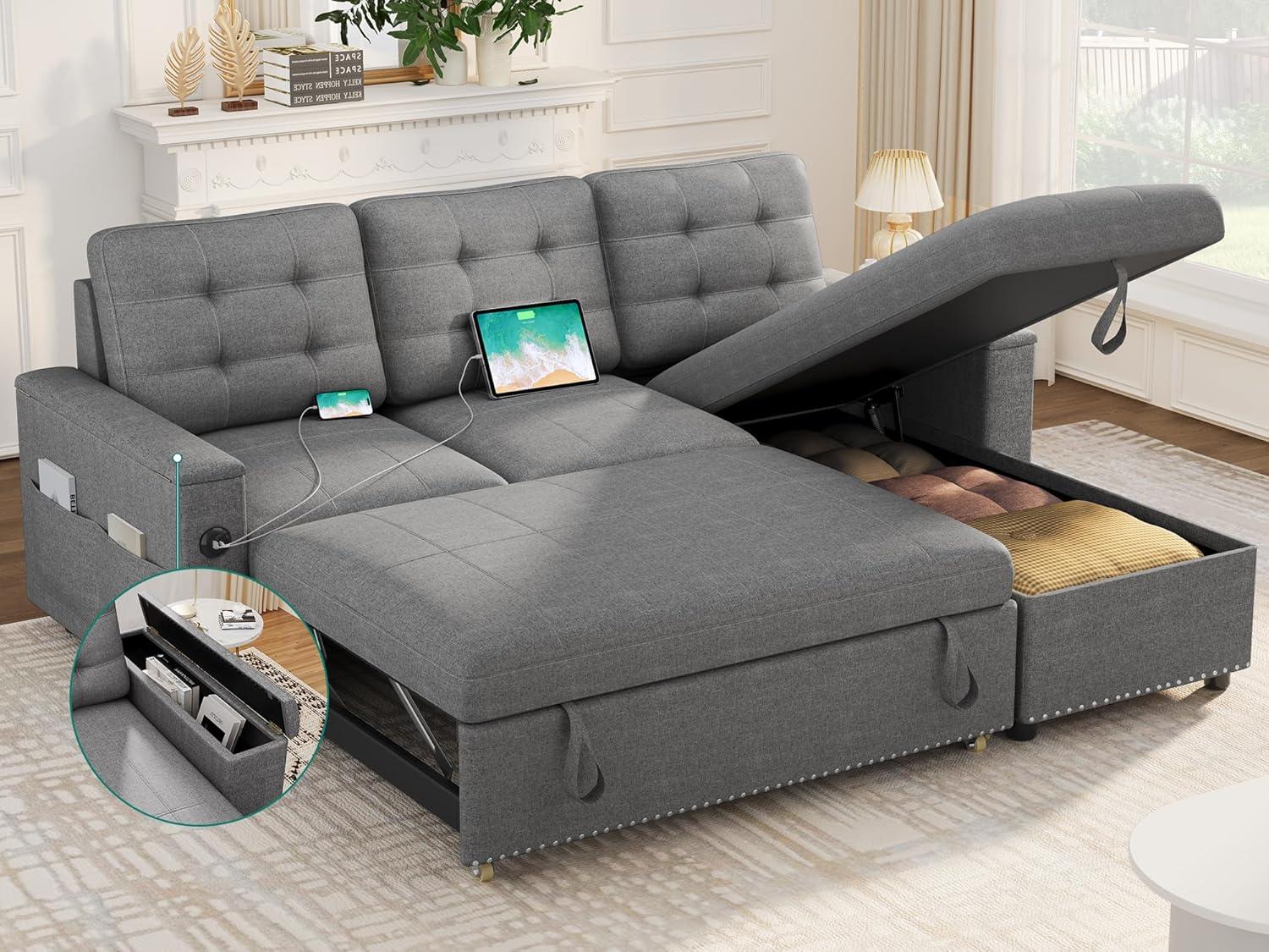Our Honest Take on the YITAHOME L-Shaped Pull-Out Sleeper Sofa