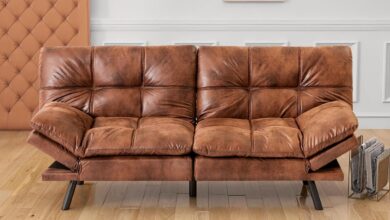 How We Fell for Comfort and Style in This Brown Futon Sofa Bed