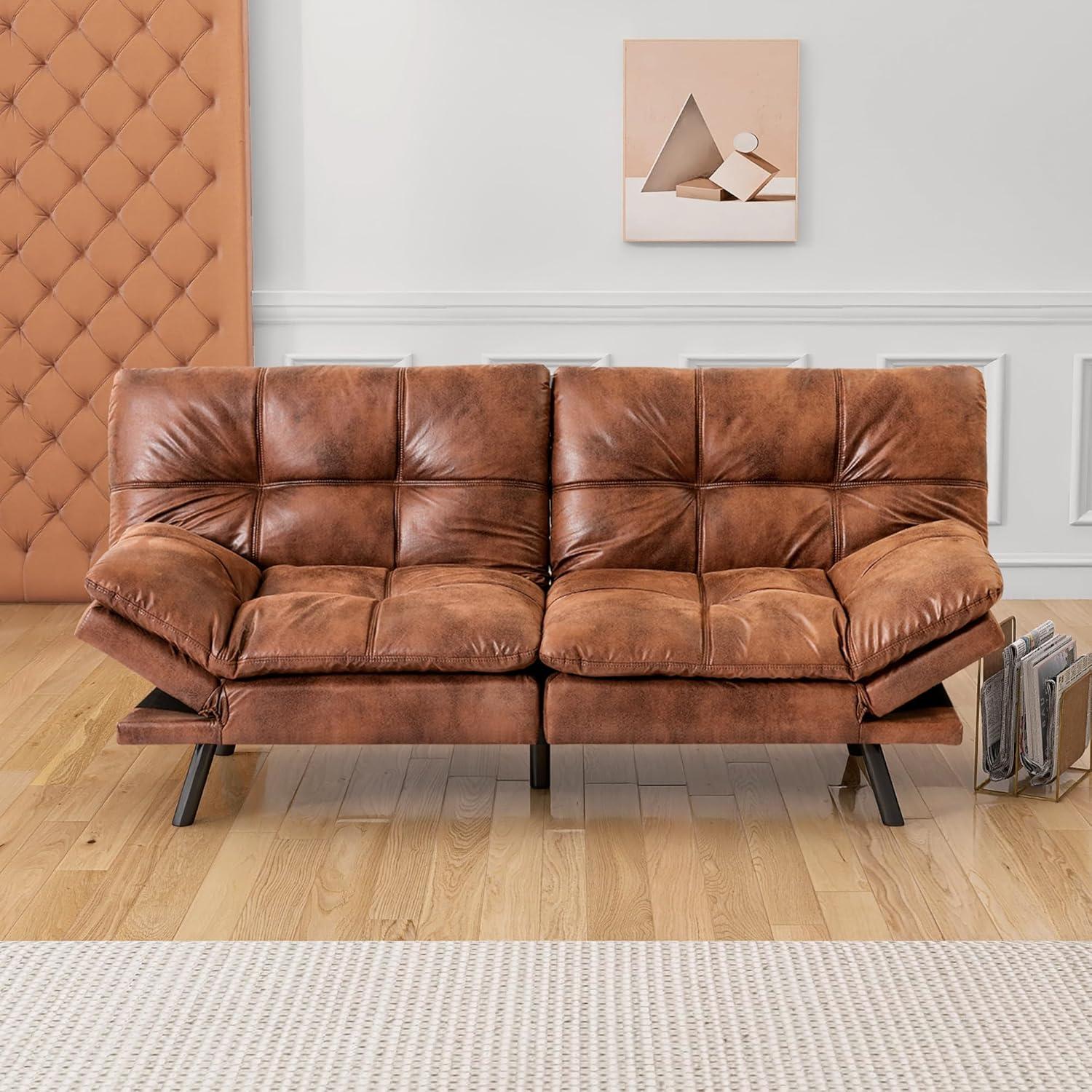 How We Fell for Comfort and Style in This Brown Futon Sofa Bed