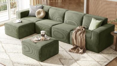 Our Honest Take on the LINSY HOME Modular Green Sectional Sofa