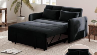 How We Transformed Our Space with This Velvet Sleeper Sofa Bed