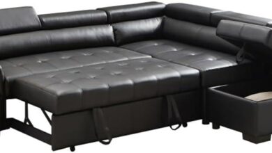 Our Honest Take: Comfortable & Spacious PU Leather Sectional Sofa Bed