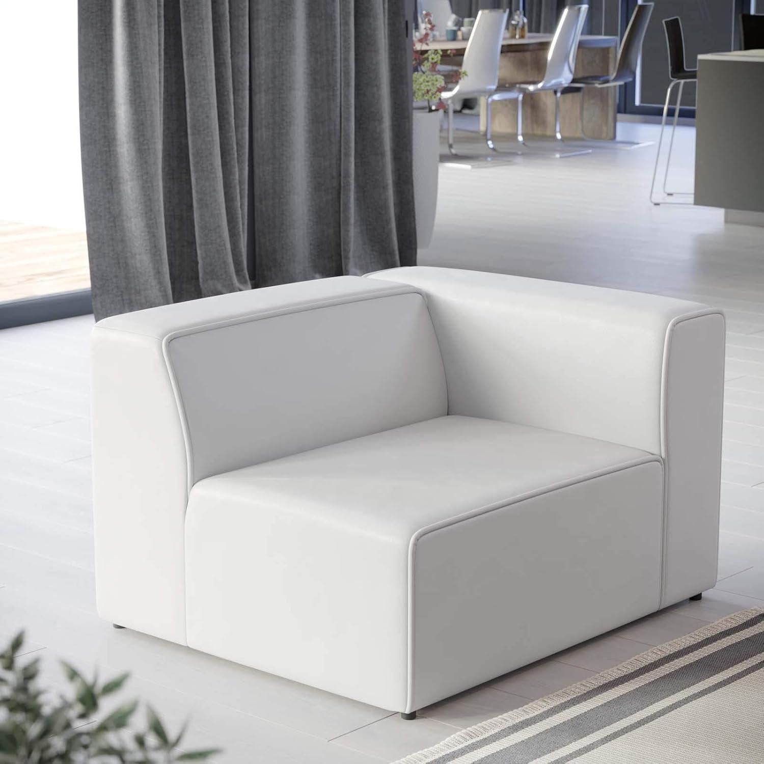 Why We Love the Modway Mingle Vegan Leather Sectional Chair