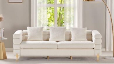 Our Take on the AMERLIFE Oversized White Bouclé Sofa: Comfort Meets Style